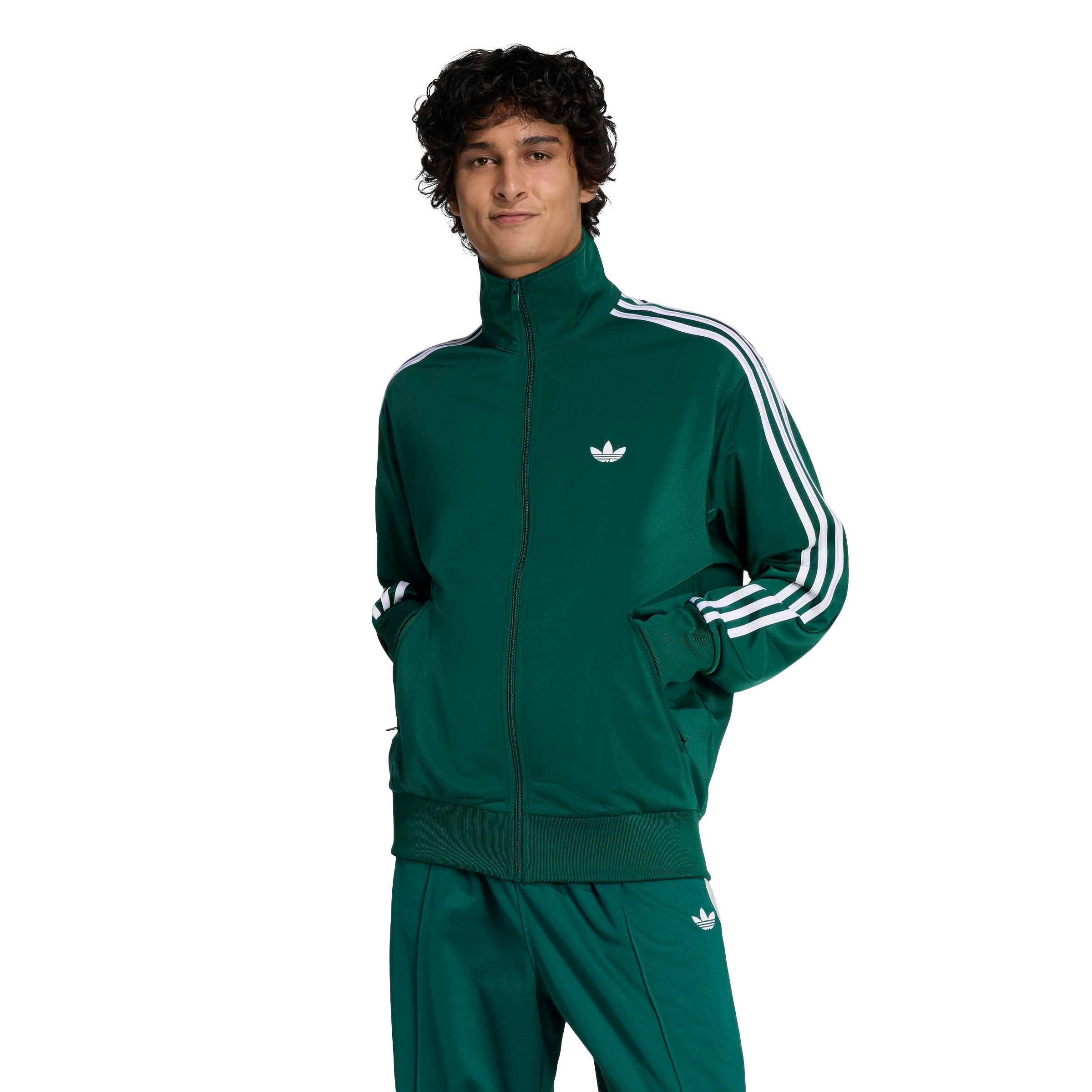 adidas Originals Men's Firebird Track Jacket - Green - GREEN